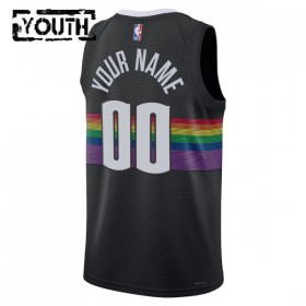 Camiseta Niños Denver Nuggets Personalizadas 2025-26 Nike City Edition Negro Swingman